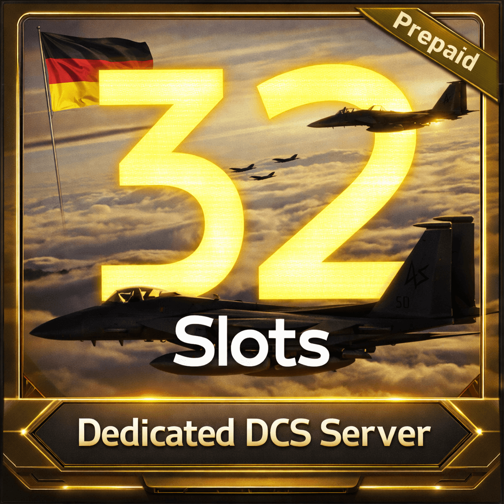 32 Slot Dedicated DCS Server Hosting