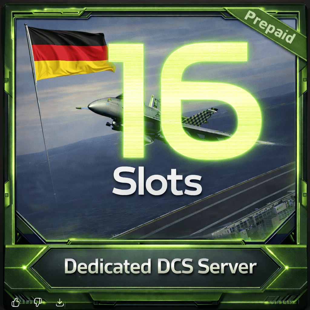 16 Slot Dedicated DCS Server Hosting