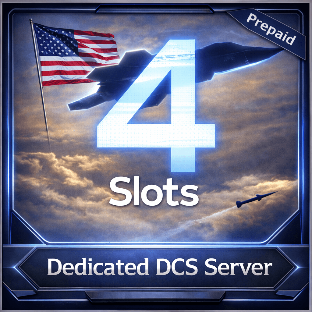 4 Slot Dedicated DCS Server Hosting - US