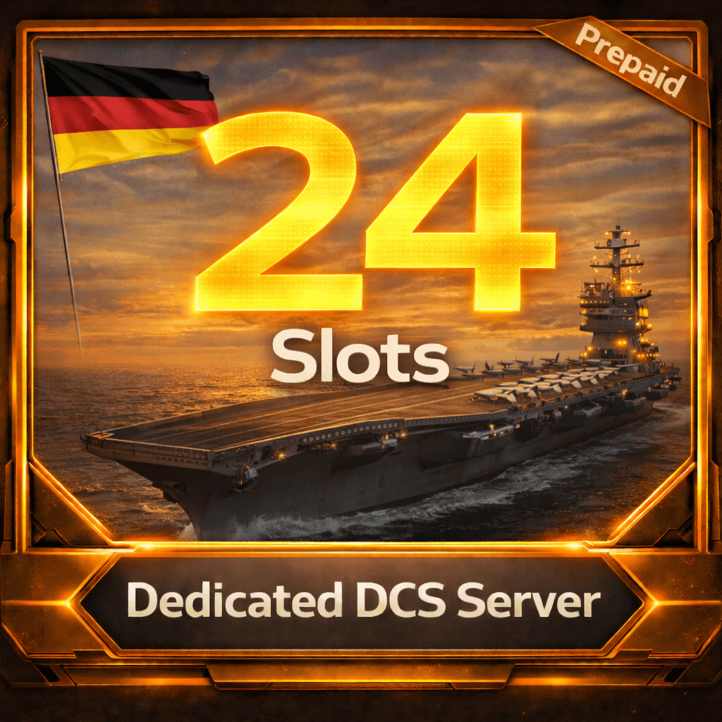 24 Slot Dedicated DCS Server Hosting