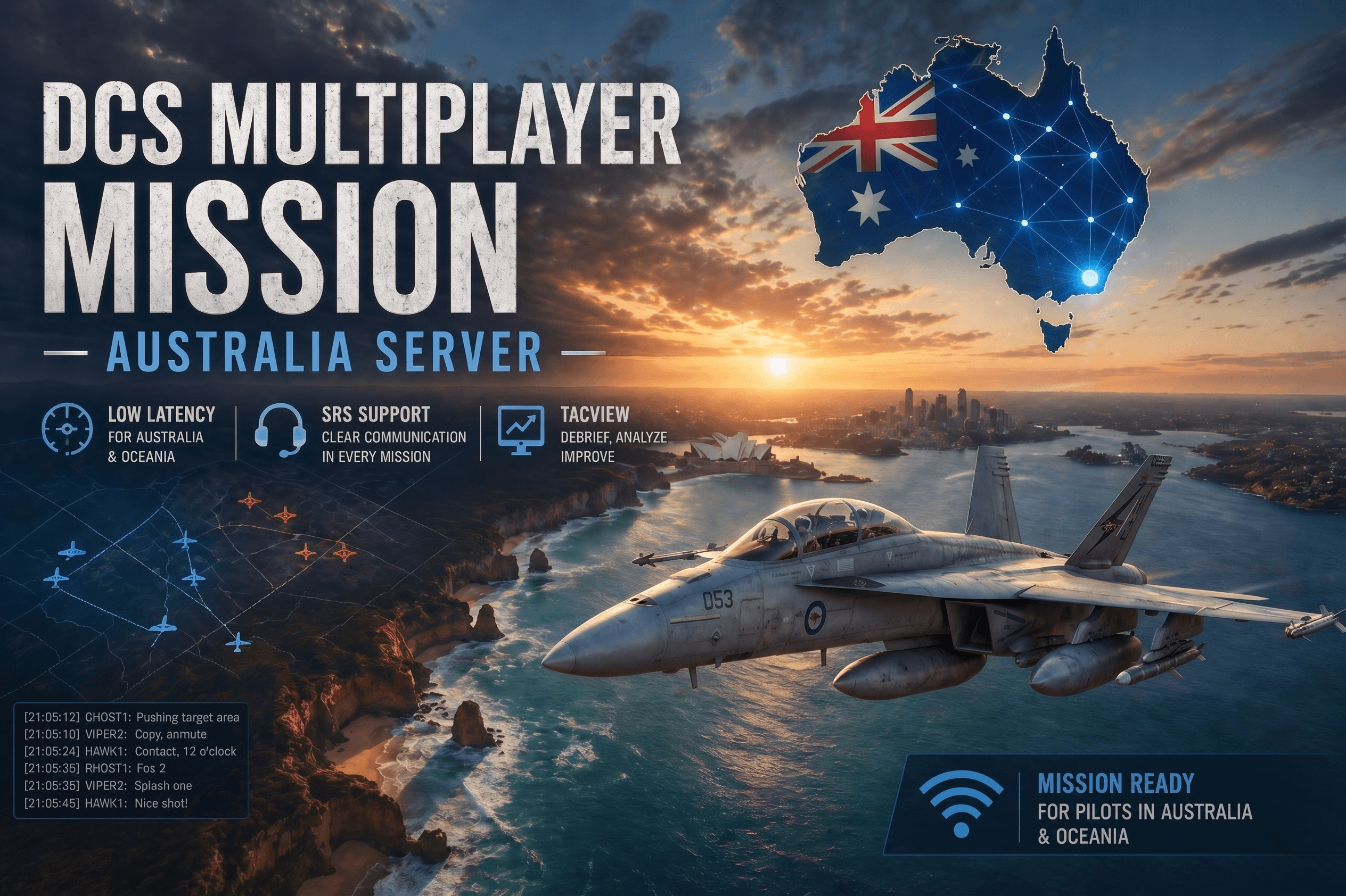 DCS Multiplayer Mission Australia Server